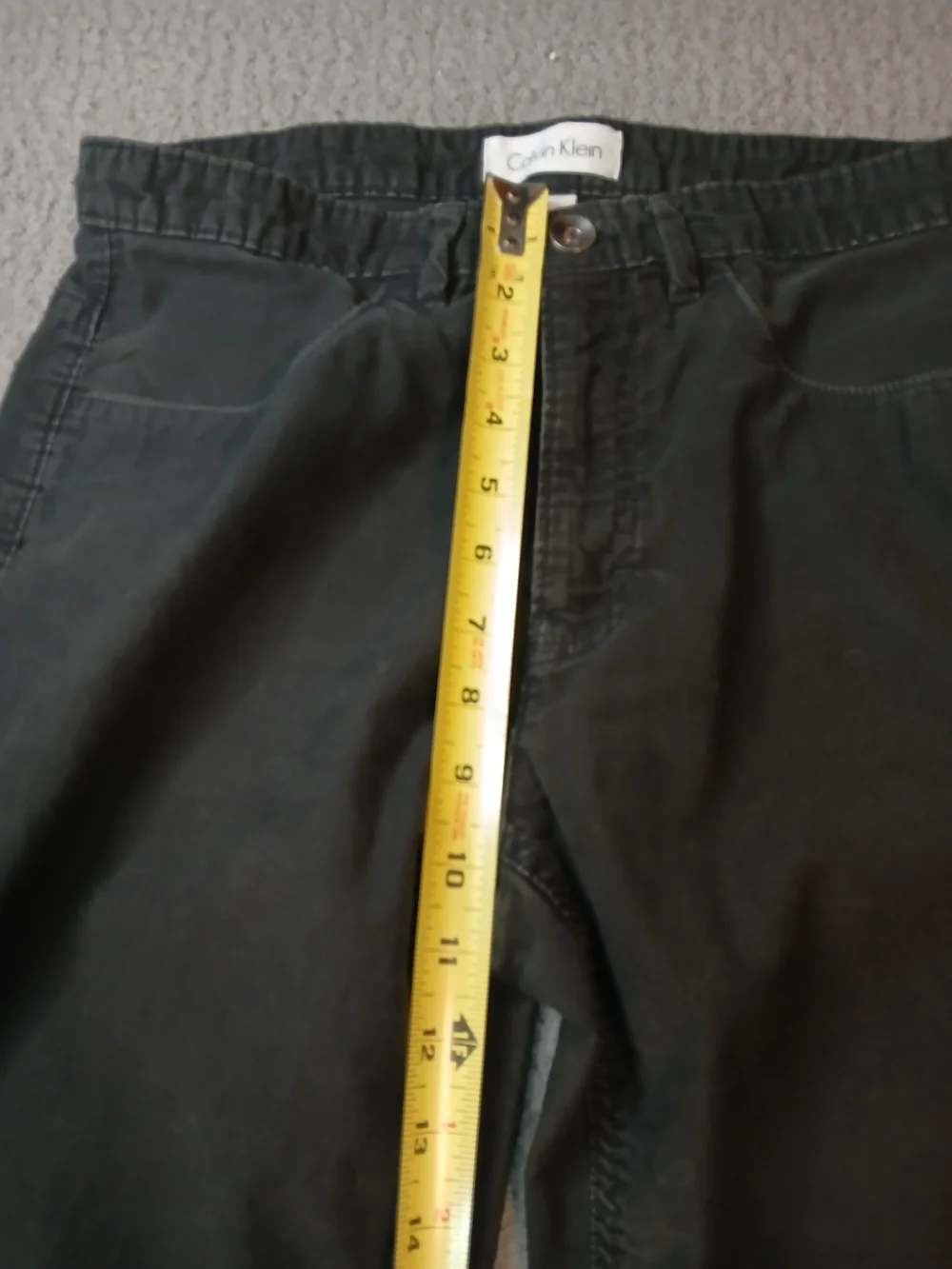 Calvin Klein Mens Jeans Chino 31×32 Black Straight